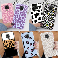 Case For Redmi Note 9 Pro Max 9S Soft Silicone TPU Back Cover Case Protective Coque For Redmi Note9 Pro Shell Leopard Painted