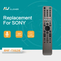 Backlight Voice Remote RMF-TX621E Replacement for Sony 4-inch 8K HD TV A80J A84J A90J W800 X75 X 75A X80J X81J X85J X86J X89J X