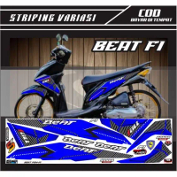 POLET VARIASI STIKER STRIPING VARIASI MOTOR HONDA BEAT FI MODIFIKASI SIMPLE 01