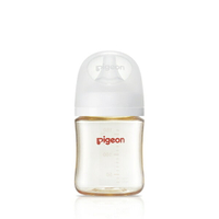 【愛吾兒】貝親Pigeon 第三代母乳實感寬口PPSU奶瓶160ml-純淨白(SS奶嘴)