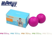 肌肉放鬆筋膜雙球 按摩雙球 花生按摩球 肌肉按摩 放鬆球(粉紅色)