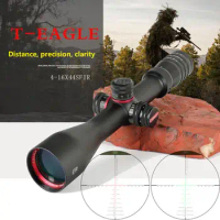 T-EAGLE 4-16x44SFIR Tactical Optical Sniper Riflescope Long Eye Relief Rifle Scope Shotgun Sight Pistola Aria Compressa Hunting