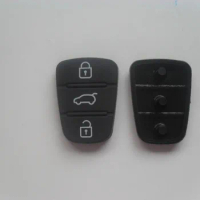 Replacement 3 Buttons Rubber Pad For Hyundai I10 I20 I30 IX35 Kia Sportage Cerato Rio Flip Key Protective Pad
