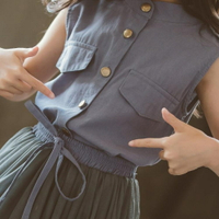 女童連身裙夏裝2019新款韓版超洋氣中大童兒童裝純棉網紗公主裙子歐歐流行館