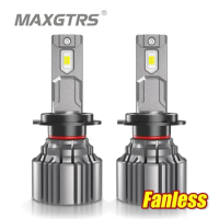 MAXGTRS S6 H7 H8 H11 HB4 9006 PTF Fanless Led Light Bulb Fog Light Bulb 9005 HB3 H4 70W Copper Tube Heat Dissipation 6000K12V