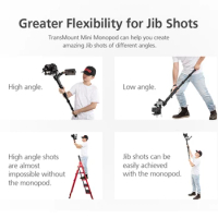 ZHIYUN Official Extend Telescopic Monopod Tripod for Crane 2 Handheld Gimbal Stabilizer with 1/4" Mounting Screw Accessories