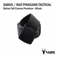 Raung Adventure - Sabuk / Ikat Pinggang / Gesper Tactical Lapangan - Anti Xray Metal Detector Loreng
