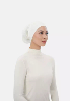 Buttonscarves Cap Inner - Egret