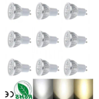 10X Super Bright GU10 led Spotlight 9W 12W 15W AC230V 220V led lamp Led bulb LED gu10 light Replace 50/70W halogen lamp light