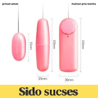 Massager Wanita Vibartor Dual Egg Getar Melompat Bahan Silikon Lembut TERMURAH 2 EGG