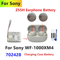 For ZeniPower Z55H 3.85V 75mAh Battery For SONY WF-1000XM4 1000XM4 XM4 Bluetooth Earbuds Headset Batteria+Free Tools