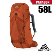 【美國 GREGORY】 Paragon 58 專業健行登山背包/126845-6397 亞鐵橘
