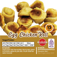 Egg Chicken Roll Frozen Bento Daging Ayam Enak Halal Praktis Tinggal Goreng Tanpa Pengawet