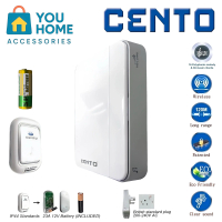 CENTO Wireless Doorbell Chime With Clear Sound IP44 Waterproof Receiver Loceng Pintu