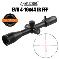 Marcool EVV 4-16X44 SFIR FFP Riflescope for Hunting Tactical Turrets Optical Glass Reticle Sniper Sight Fits .223 .308 AR15