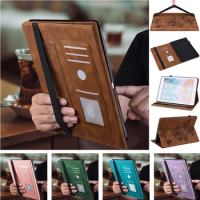 For Samsung Galaxy tab A7 SM-T500 10.4 inch ,Embossed Design PU Leather Folio Flip Stand Case with Elastic Bandfor SM-T505 -T507