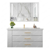 Smart Bathroom Cabinet Combination Modern Wash Basin Wash Basin Bathroom Table Mirror Cabinet