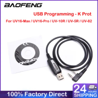Baofeng USB Programming Cable For Two Way Radio UV-5R UV-10R UV-82 GT-3TP UV16-Max BF-888S RT-5R Walkie Talkie USB Program Cable