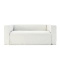 Sofa Cover for Klippan 2 Seater Sofa, Long Skirt, Masters of Covers, Various Colors and Fabrics, Loveseat