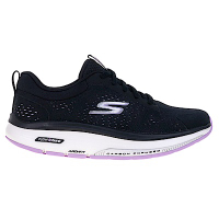 Skechers Go Walk Workout Walker [124933WBKLV] 女 健走鞋 寬楦 緩震 黑紫