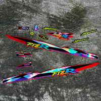 STRIPING FIZR 1997 1998 MERAH HOLOGRAM FIZ R YAMAHA