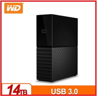 【2024 雙11限量搶先購】WD My Book 14TB 3.5吋外接硬碟(SESN)WDBBGB0140HBK-SESN
