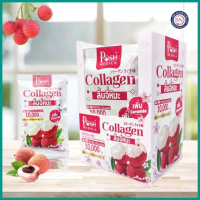 คอลลาเจน ลิ้นจี่หิมะ 10,000 มก. [ยกกล่อง 6 ซอง] Posh Lychee Snow Plus  ลิ้นจี่สโนว์