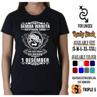 Terbagus KAOS SEMUA WANITA DICIPTAKAN SAMA TAPI YANG TERBAIK KELAHIRAN 1 DESEMBER Low