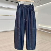 ＊ORead＊文藝天絲牛仔哈倫褲(藍色L~4XL)【限定加碼✿全館滿額再折】
