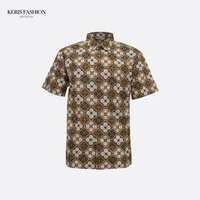 Keris Gallery Kemeja Batik Relaxed Fit Lengan Pendek Motif Cokro Pasopati - Yogyaan 4XL