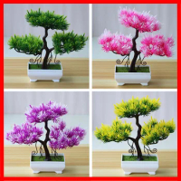 Festival Potted Plant Simulation Decorative Bonsai Home Office Pine Tree Gift DIY Ornament Lifelike Accessory Artificial Bonsai