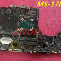 Used MS-17851 VER 1.0 Original For MSI GT72VR GT72 Notebook CPU Motherboard I7-6700HQ DDR4 100% Working Test