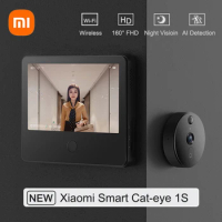 Xiaomi Smart Cat-eye 1S Wireless Video Intercom 1080P HD Camera Night Vision Movement Detection Video Doorbell for Home Security