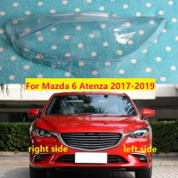 For Mazda 6 Atenza 2017 2018 2019 Headlamp Glass Lens Cover Headlights Shell Transparent Lampshade Replace Original Lamp Shade