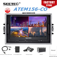 SEETEC ATEM156-CO 15.6” 4K HDMI Director Multiview Portable Carry-on Game Live Streaming Broadcast Monitor for ATEM Mini Pro
