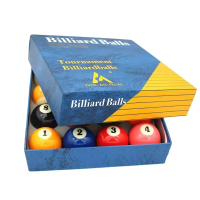 American Style Crystal Pool Balls Chinese Style Black Eight Pool Balls 16 Color Crystal Balls High-Q