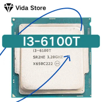 intel i3-6100t CPU i3 6100T Processor 3.2G 35W LGA1151