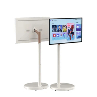 32 Inch Stand By Me Indoor LCD Wireless Display Smart Capacitive Touch Rechargeable Rotatable Moveable Android Monitor