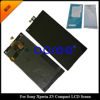 100% tested Gurantee For Sony Xperia Z5 Compact LCD Display For Sony Xperia Z5 mini Screen Touch Digitizer Assembly + adhesive