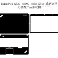 Carbon fiber Sticker Skin Decal Cover Protector for Lenovo ThinkPad E530 E530C E535 E545 15.6" Laptop