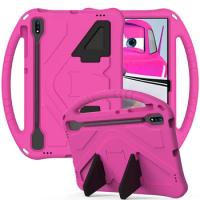 MatePad Pro 12.6 Kids Case with Protable EVA Handle Funda Stand Cover for Huawei Matepad Pro 12.6 2021 Shockproof Case+Pen