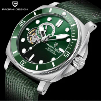 PAGANI DESIGN Mens Mechanical Watches Sapphire Glass 200M Dive Sport Tourbillon Automatic Watch Men Military Relojes Mecanicos