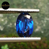 2.27ct Unheated Vivid Royal Blue Sapphire Mogok Burma eye clean nte nh