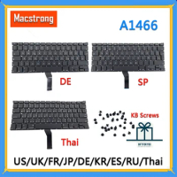Brand New A1466 Russian Keyboard for MacBook Air 13'' A1466 UK Keyboard US/Korean/Japanese/Thai/German Spanish 2010-2017 French