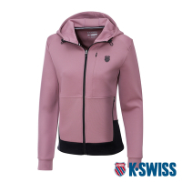 K-SWISS  Active Jacket 連帽運動外套-女-莓粉