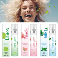 Fruit Flavored Oral Spray Mouth Spray Fresh Breath Compact Portable Refreshing Cool Fresh Breath Oral Odor Care 20ML