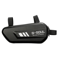 B-SOUL Waterproof Bike Triangle Bag Hard Shell Bicycle Tube Frame Bag MTB Cycling Pannier Pouch Bag Bicycle Products Accessories