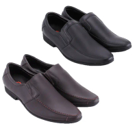 Giày tây nam Huy Hoàng viền chỉ màu nâu, đen TK7705-06