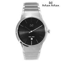 【W.wear】Max Max 40mm藍寶石水晶鏡面鋼帶腕錶(MAS7023-1)