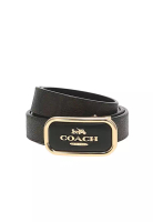 Coach Morgan 女士腰帶深棕色配黑色Cr436